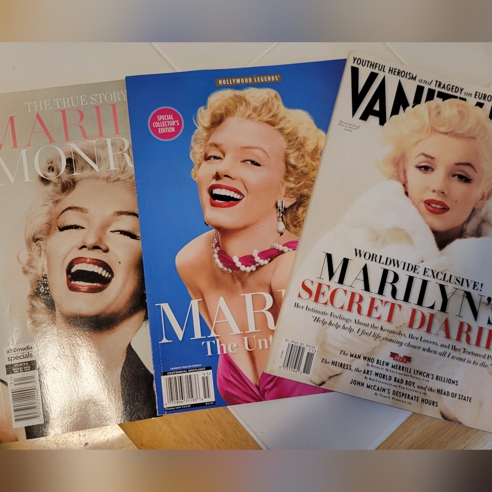 Marilyn Monroe Magazines Set of 3